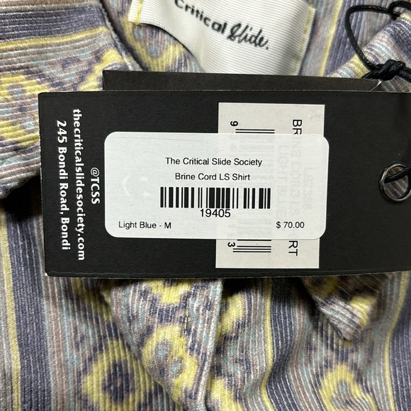 Critical Slide Brine Cord LS Shirt - Picture 5 of 6